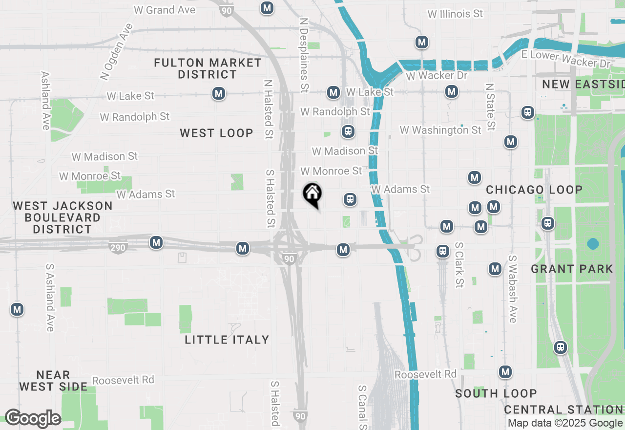 Map of 625 W Jackson Boulevard #712, Chicago, IL 60661