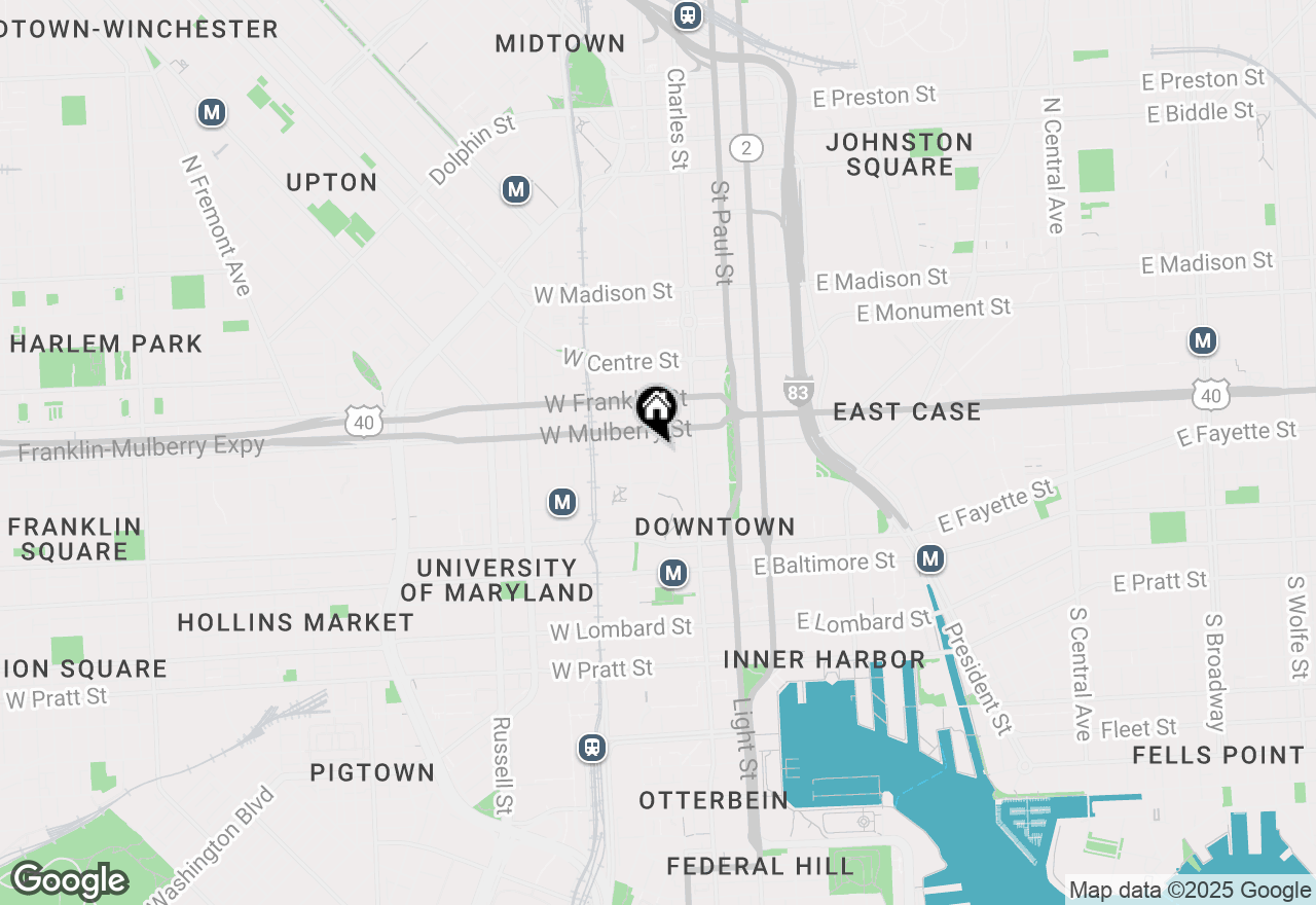 Map of 300 Cathedral Street #103, Baltimore, MD 21201