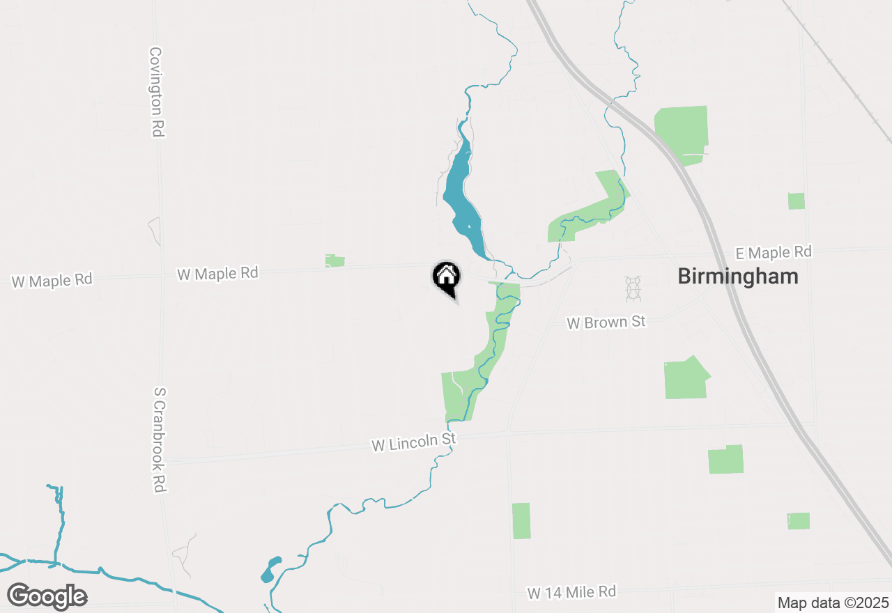 Map of 329 Linden Road, Birmingham, MI 48009