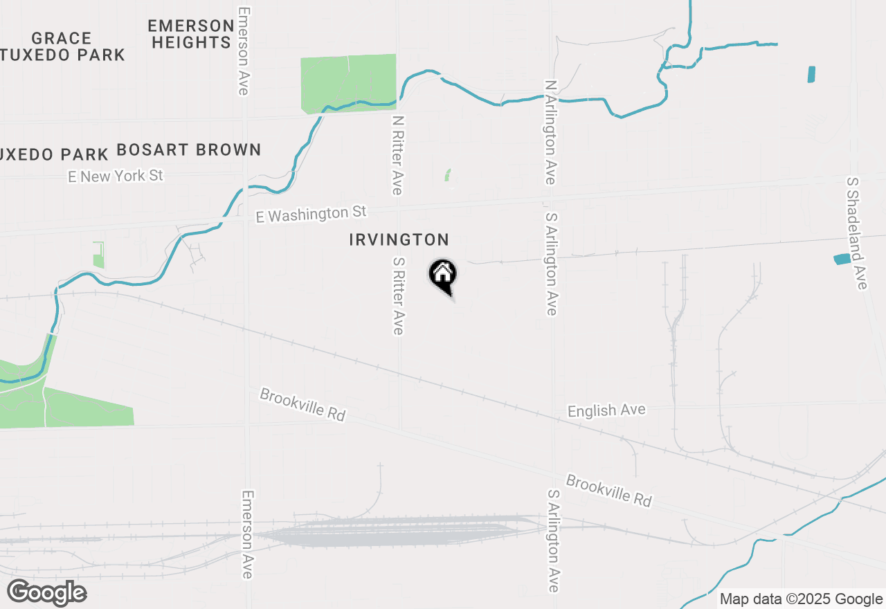 Map of 5631 University Avenue, Indianapolis, IN 46219