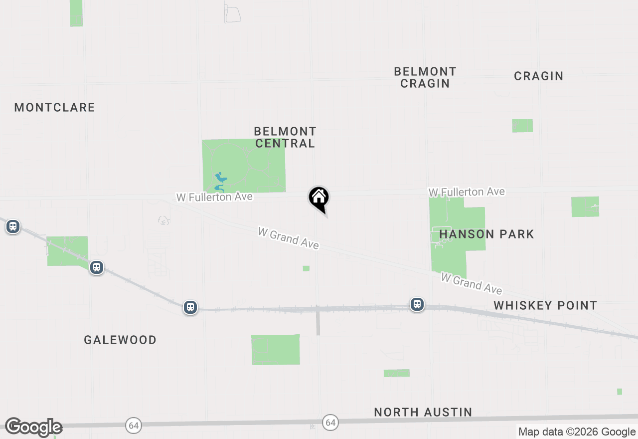 Map of 2305 N Austin Avenue #3, Chicago, IL 60639