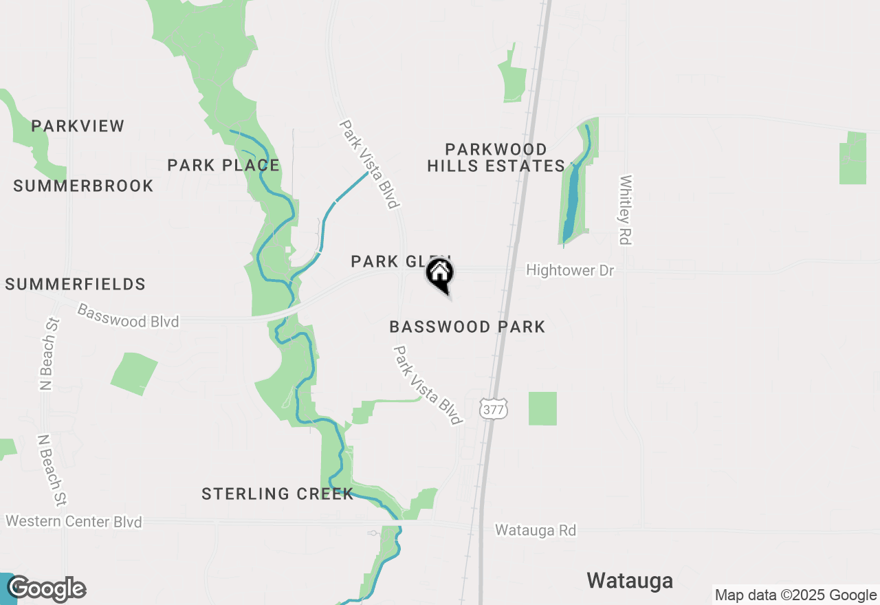 Map of 5517 Big Bend Drive, Fort Worth, TX 76137