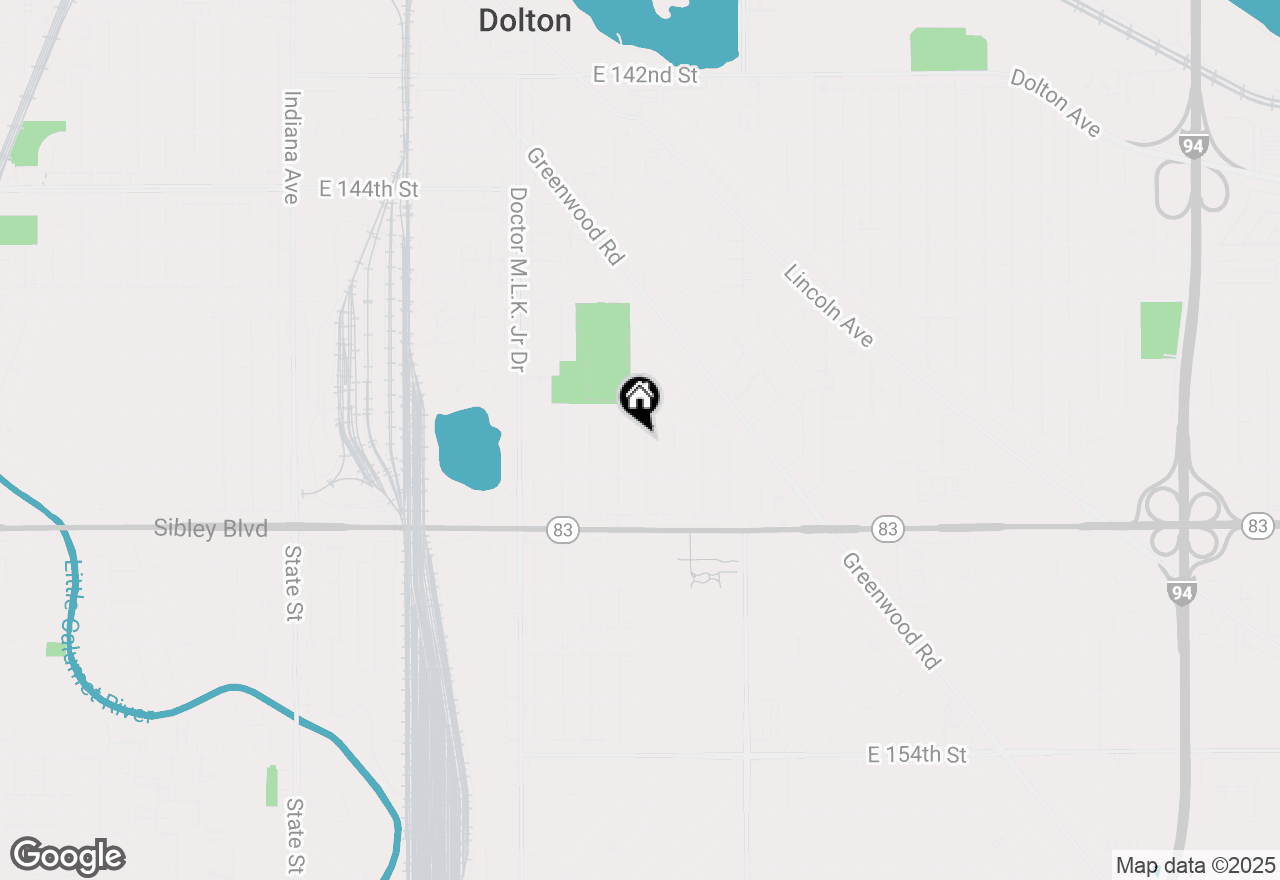 Map of 14819 Irving Avenue, Dolton, IL 60419