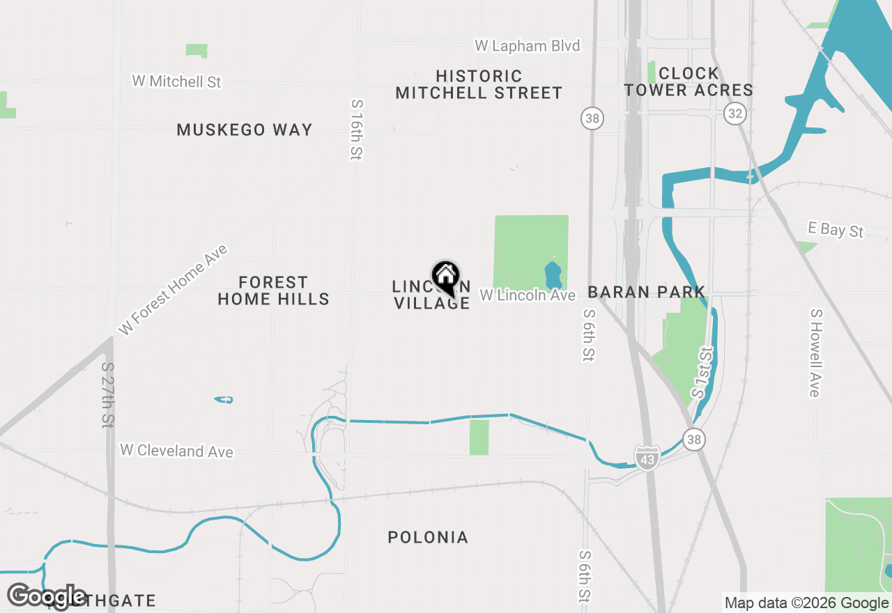 Map of 2321 S 12th St, Milwaukee, WI 53215