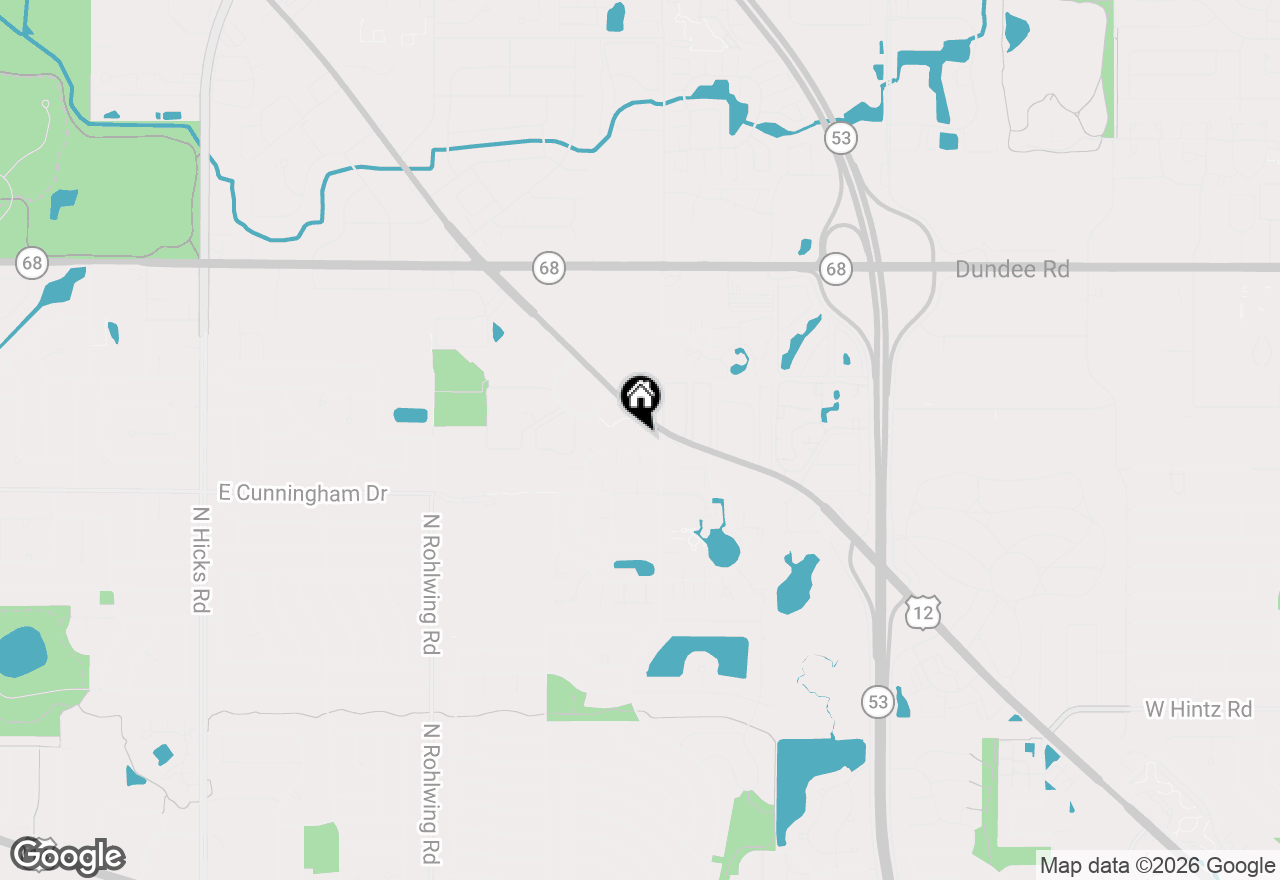 Map of 1150 E Randville Drive #1N, Palatine, IL 60074