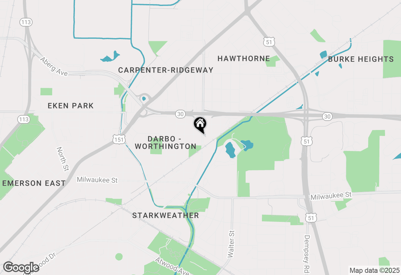 Map of 424 N Fair Oaks Avenue, Madison, WI 53714