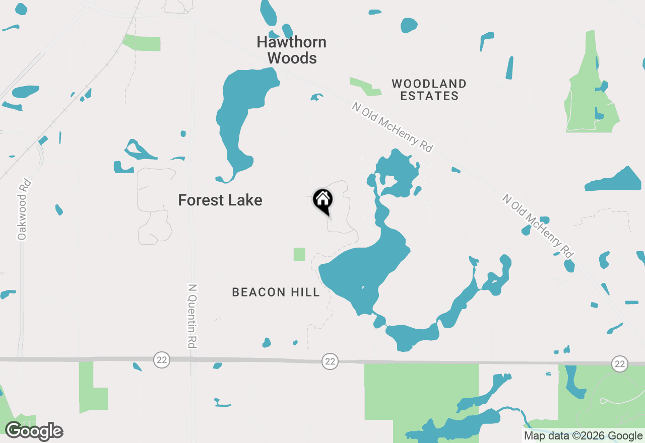 Map of 23752 N Sanctuary Club Drive, Kildeer, IL 60047