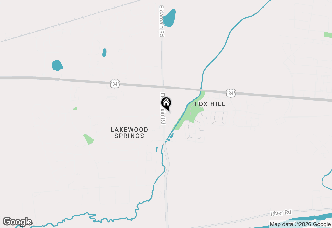 Map of 1962 Rena Lane, Yorkville, IL 60560