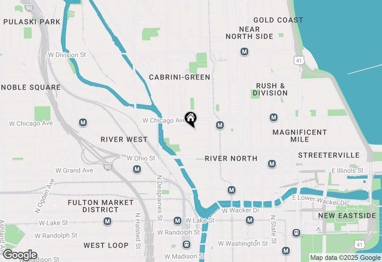 Map of 433 W Superior Street, Chicago, IL 60654