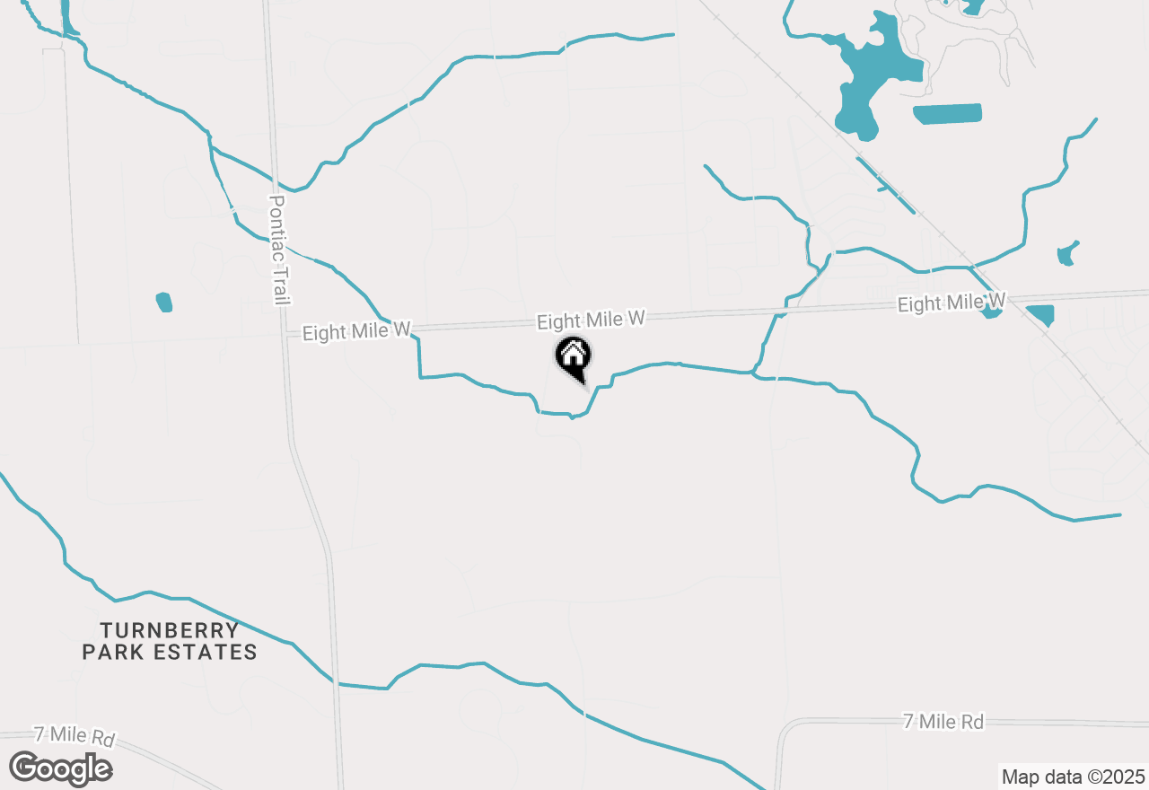 Map of 59801 E 8 Mile Road, South Lyon, MI 48178