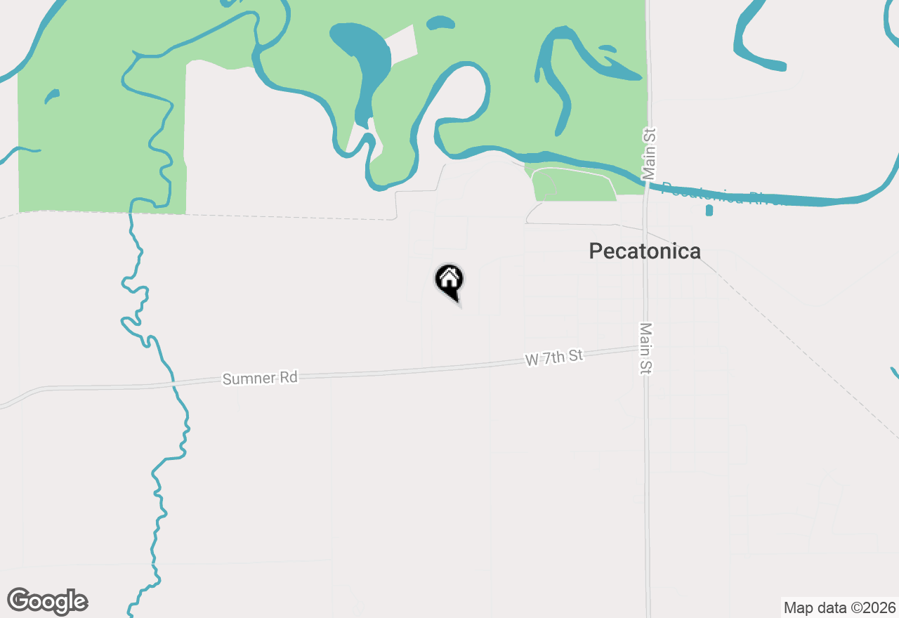 Map of 633 Park View Street #633, Pecatonica, IL 61063