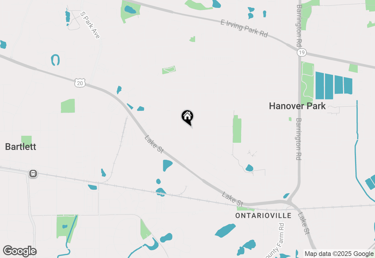 Map of 6881 Hickory Street, Hanover Park, IL 60133