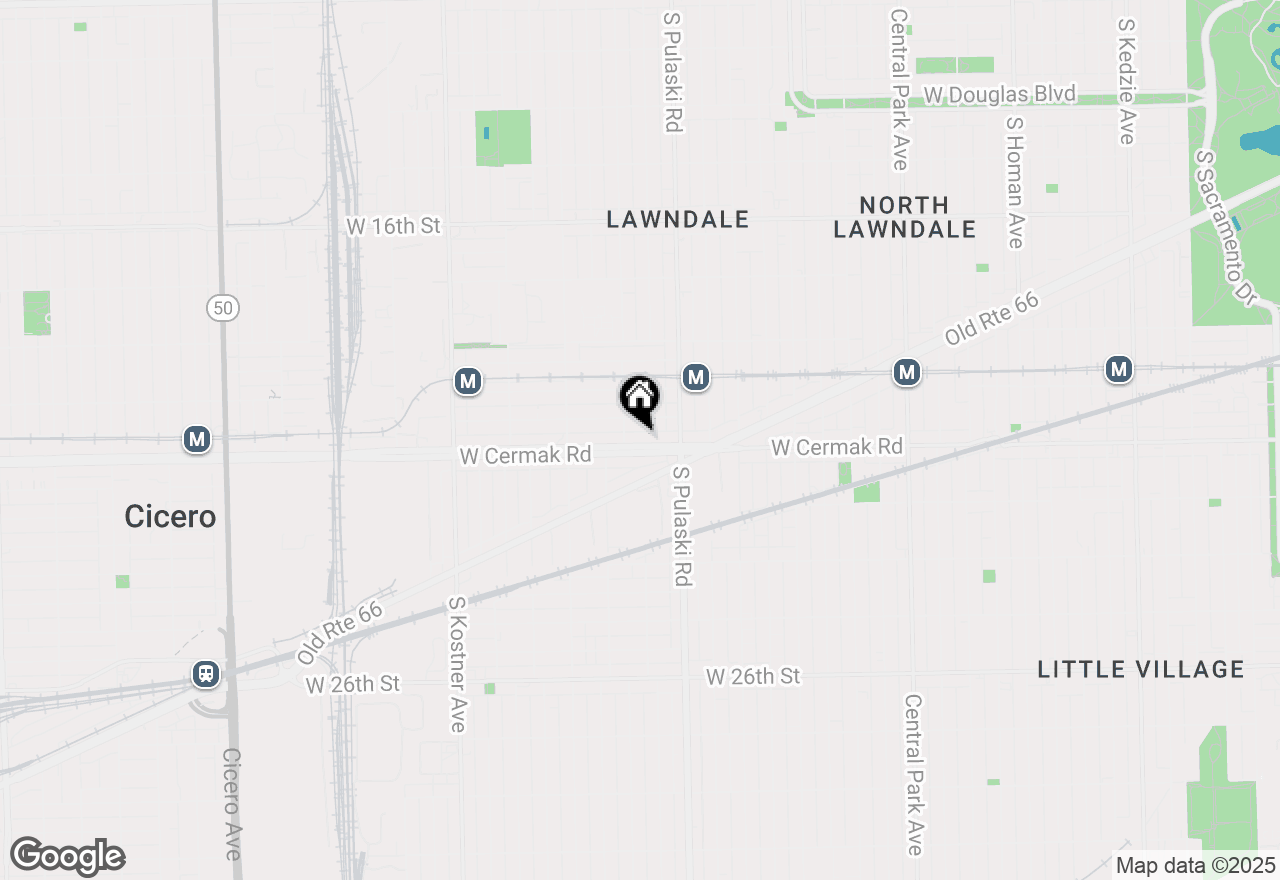 Map of 4042 W Cermak Road #1, Chicago, IL 60623