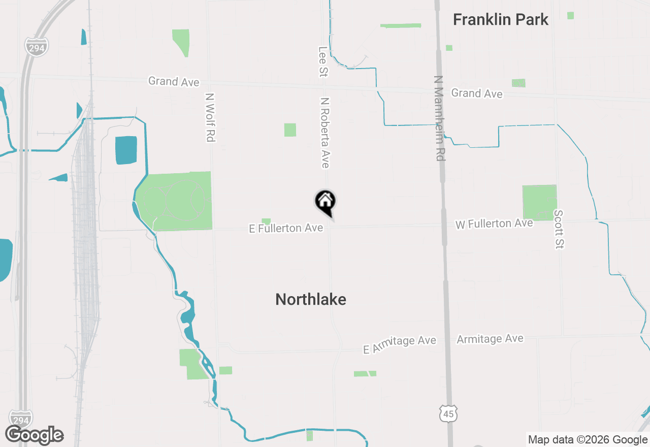 Map of 276 E Fullerton Avenue, Northlake, IL 60164