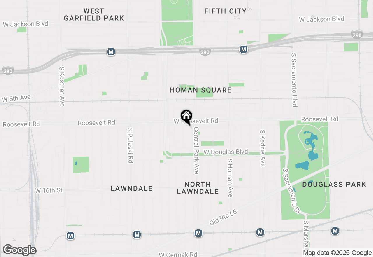 Map of 1222 S Millard Avenue, Chicago, IL 60623