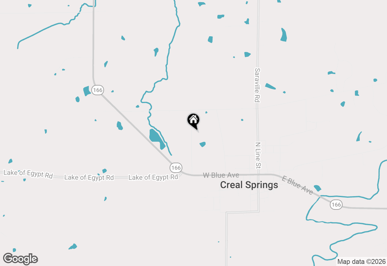 Map of 306 N White Street, Creal Springs, IL 62922
