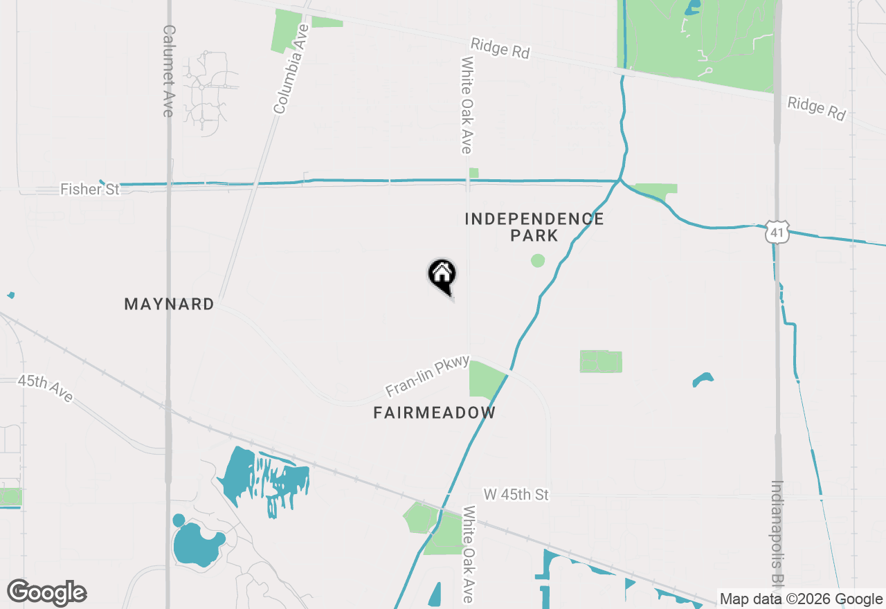 Map of 9200 Birch Avenue, Munster, IN 46321