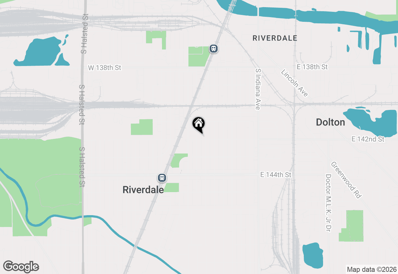 Map of (Address confidential), Riverdale, Illinois 60827