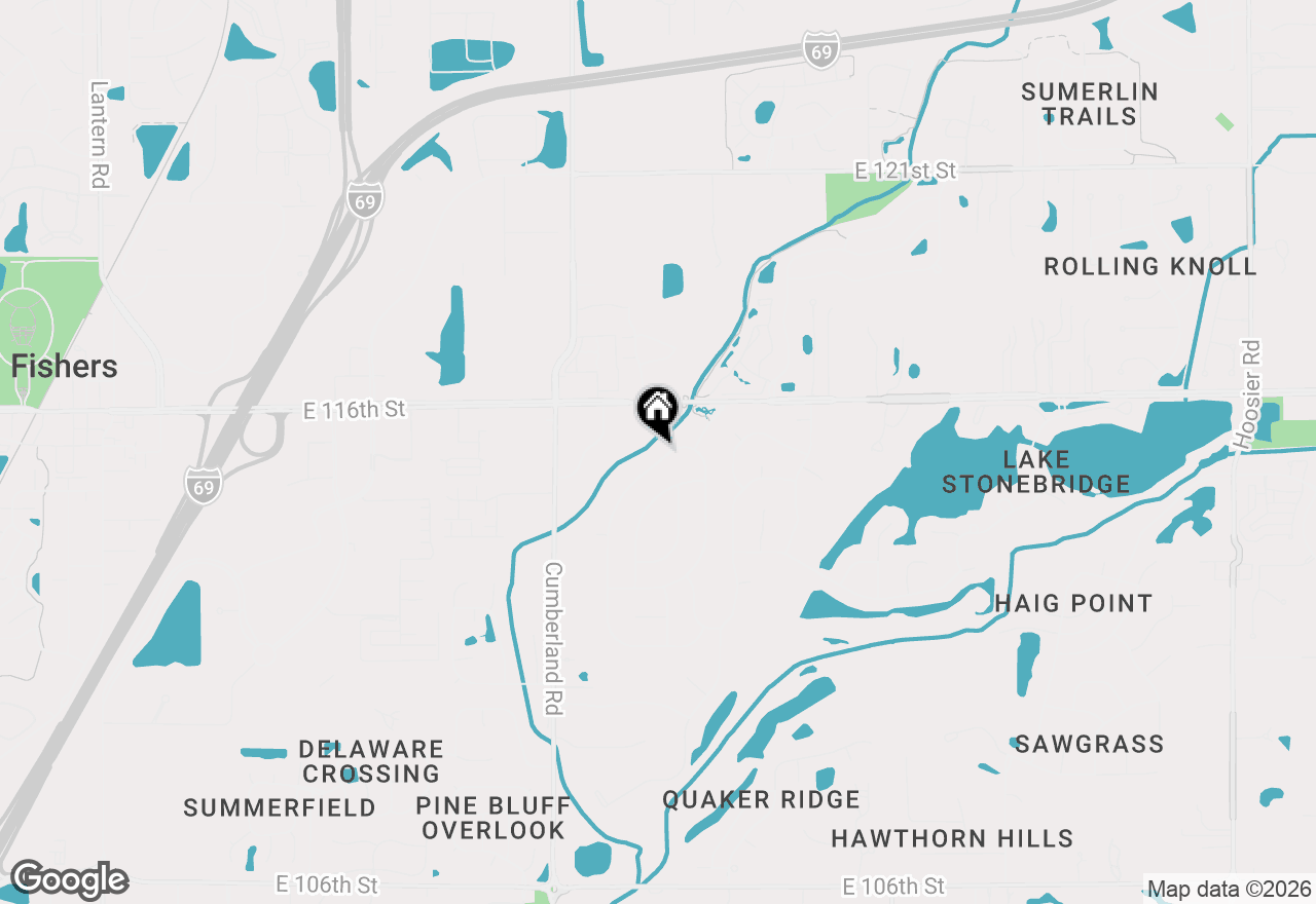 Map of 11490 Niagara Drive, Fishers, IN 46037