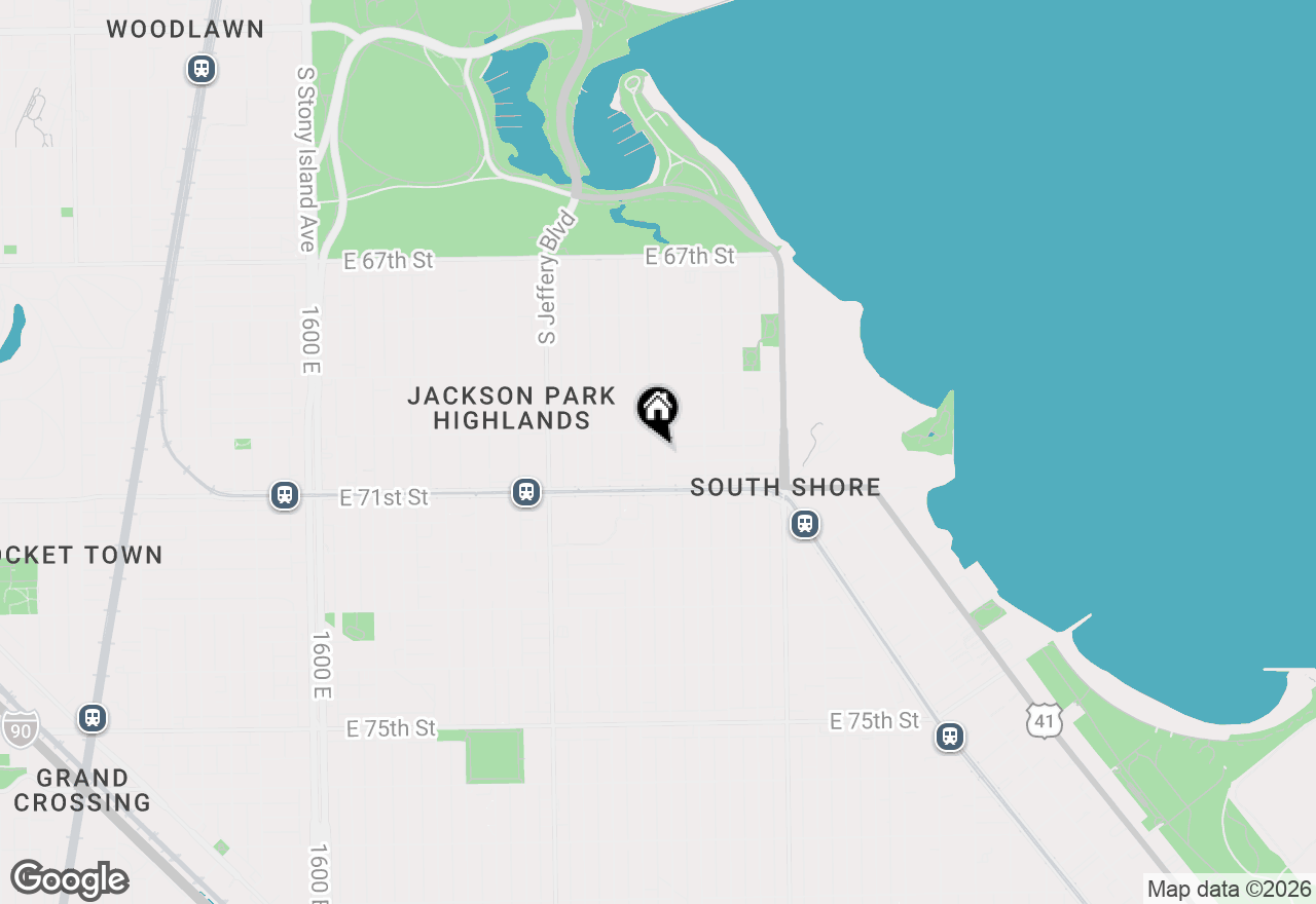 Map of 7018 S Paxton Avenue #3N, Chicago, IL 60649