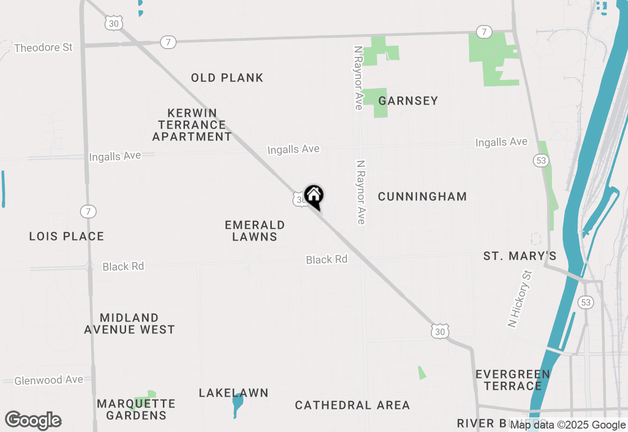 Map of 918 Plainfield Road, Joliet, IL 60435