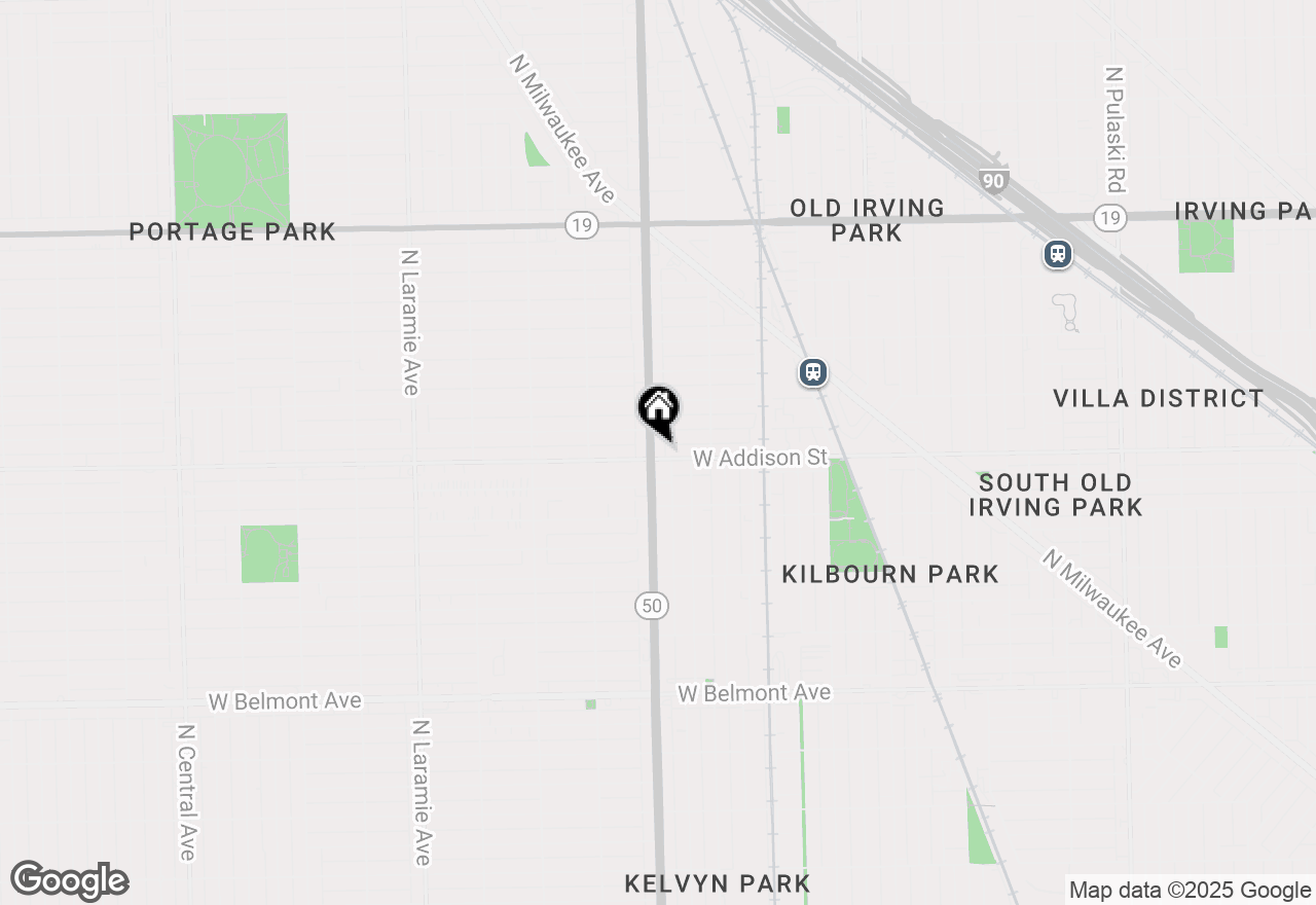 Map of 3601 N Cicero Avenue, Chicago, IL 60641