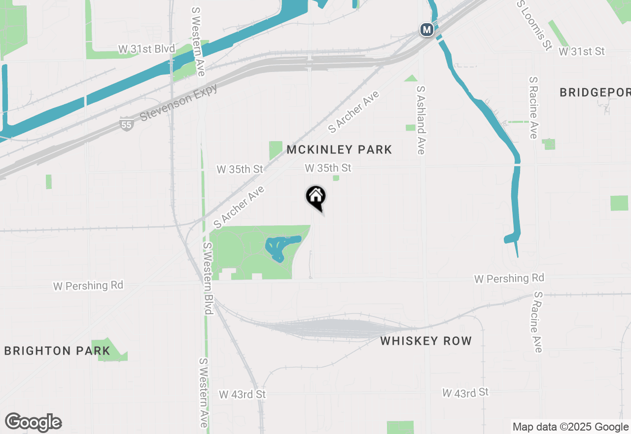 Map of 3647 S Damen Avenue, Chicago, IL 60609