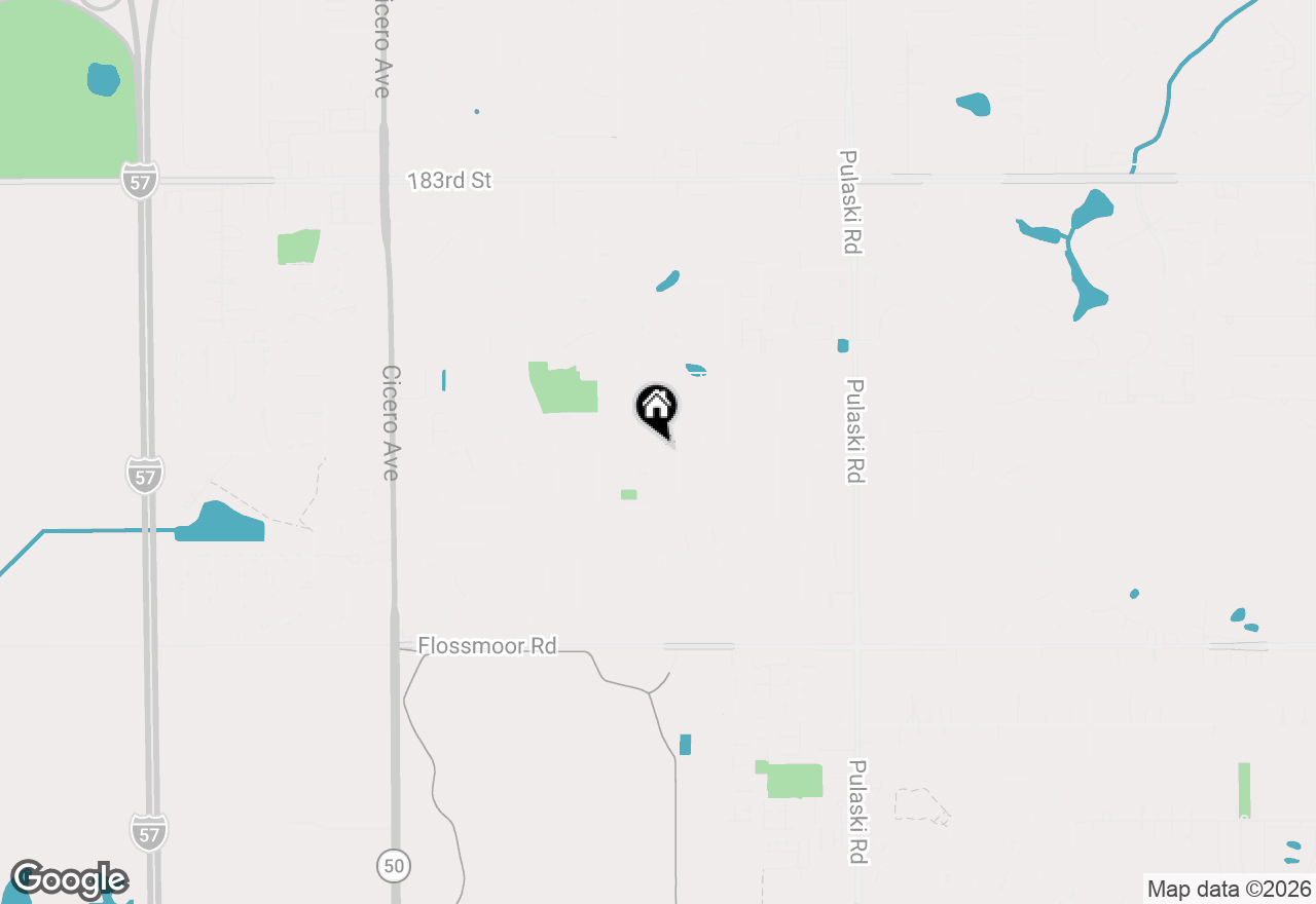 Map of 4331 187th Place, Country Club Hills, IL 60478