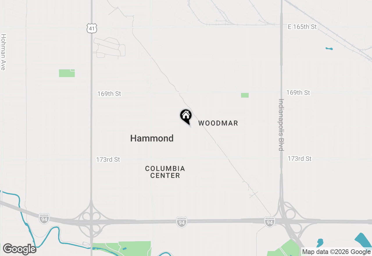 Map of 7107 Chestnut Avenue, Hammond, IN 46324