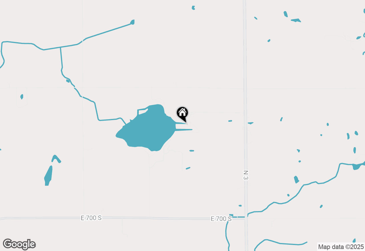 Map of 7525 E 630 S, Wolcottville, IN 46795
