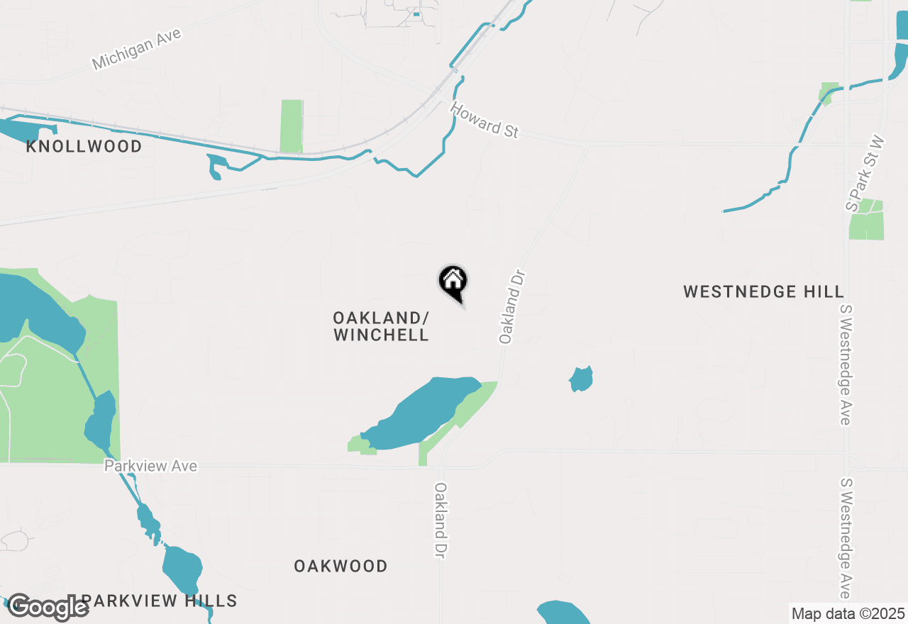 Map of 2017 Winchell Avenue, Kalamazoo, MI 49008