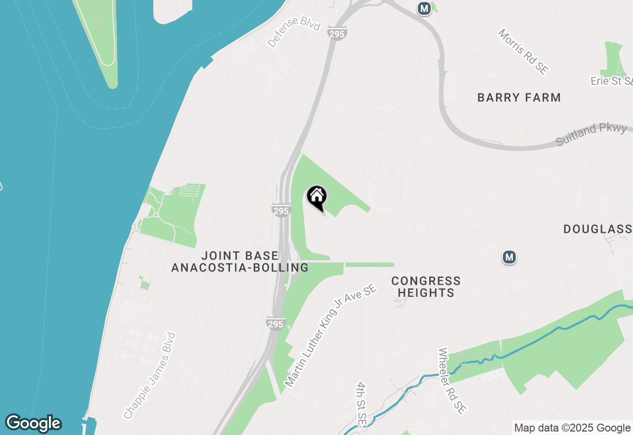 Map of 212 Oakwood Street Se #B-1, Washington, DC 20032