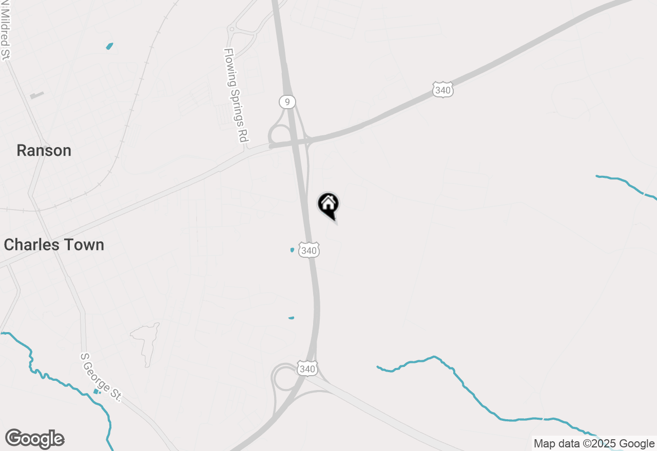 Map of 166 Olympus Road, Charles Town, WV 25414