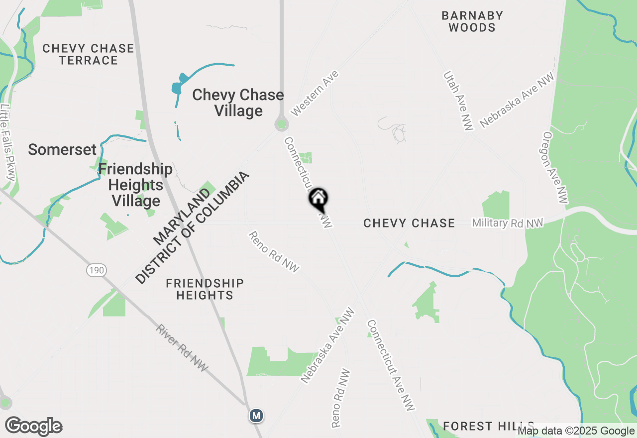 Map of 5402 Connecticut Avenue Nw #202, Washington, DC 20015