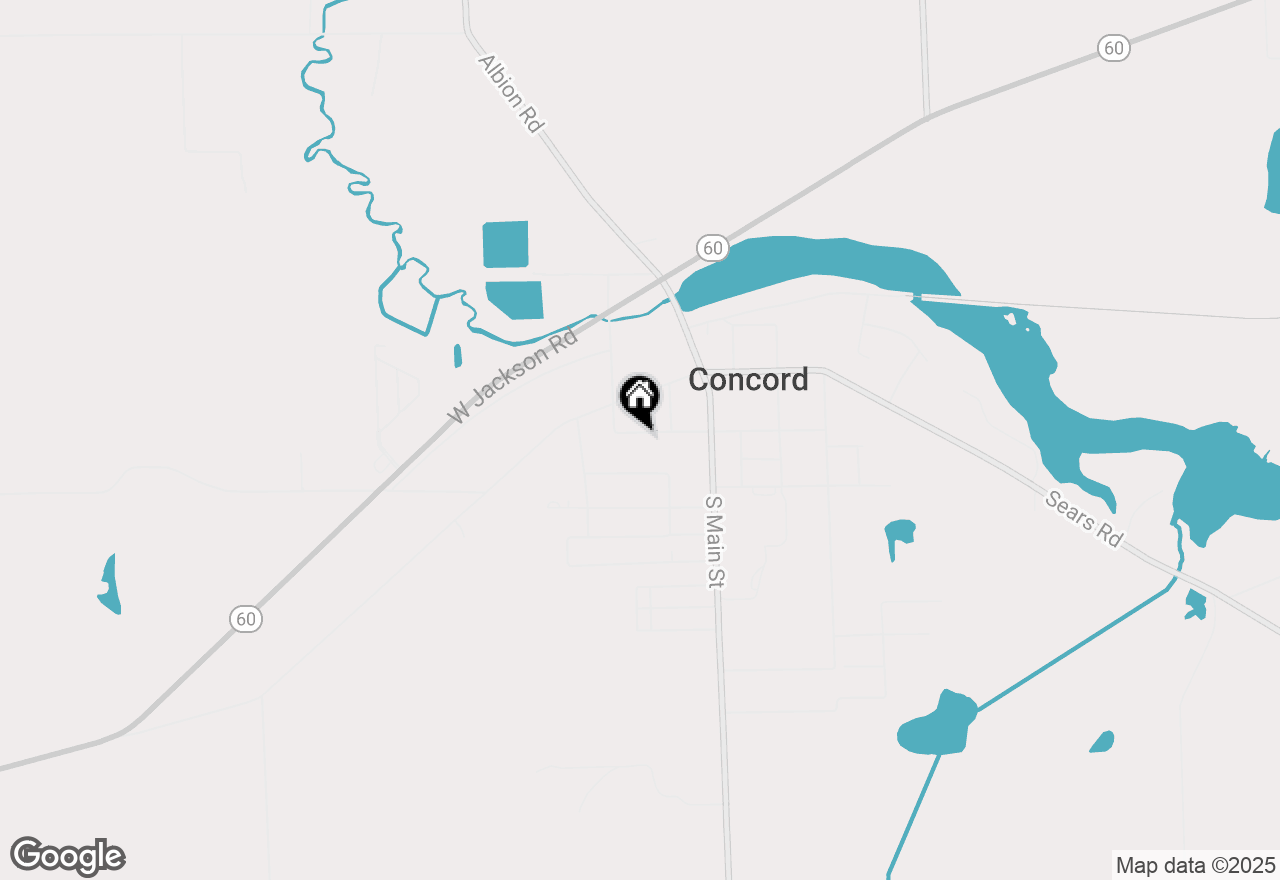 Map of 219 W Center Street, Concord, MI 49237