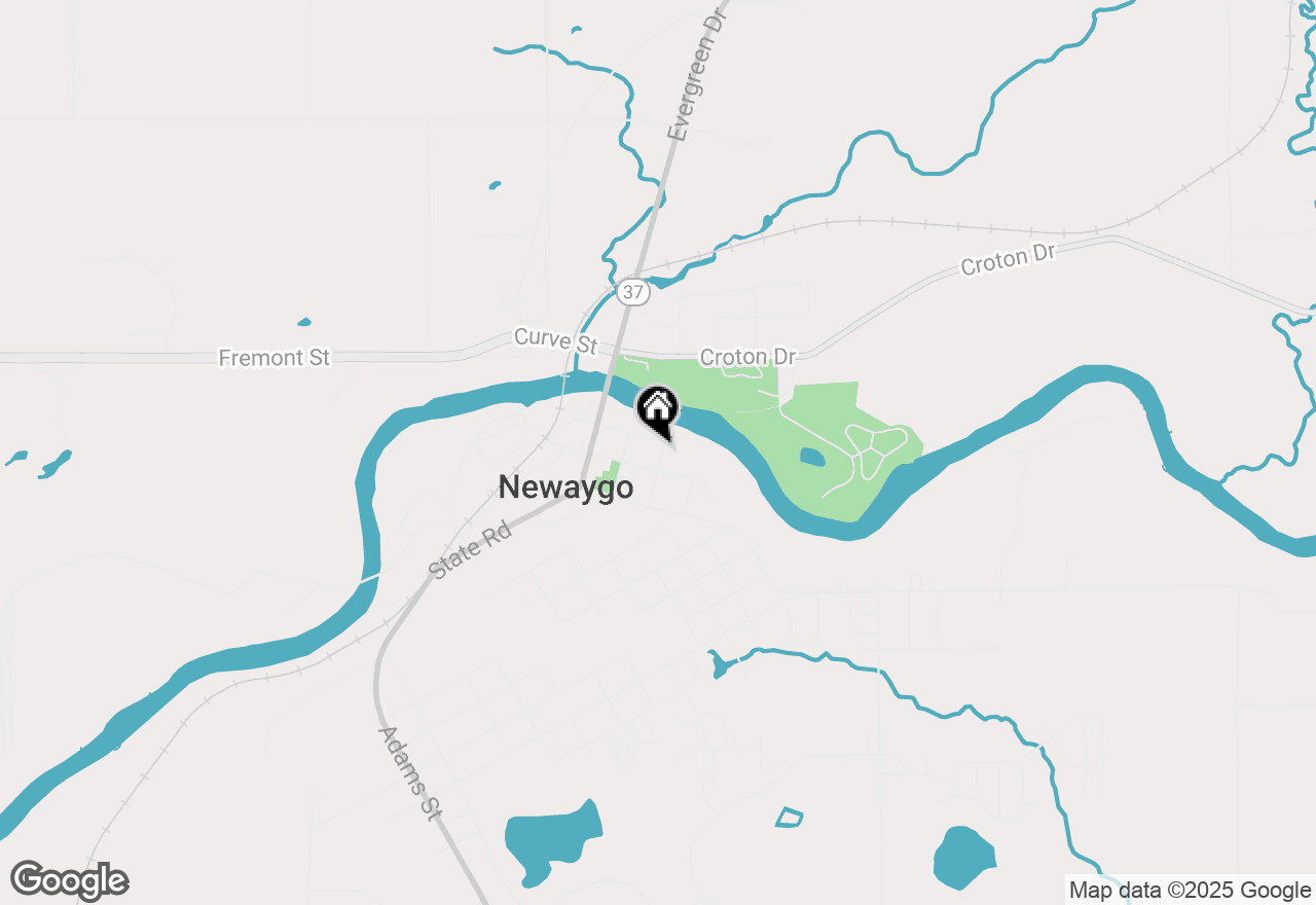 Map of 91 N Fair Street, Newaygo, MI 49337