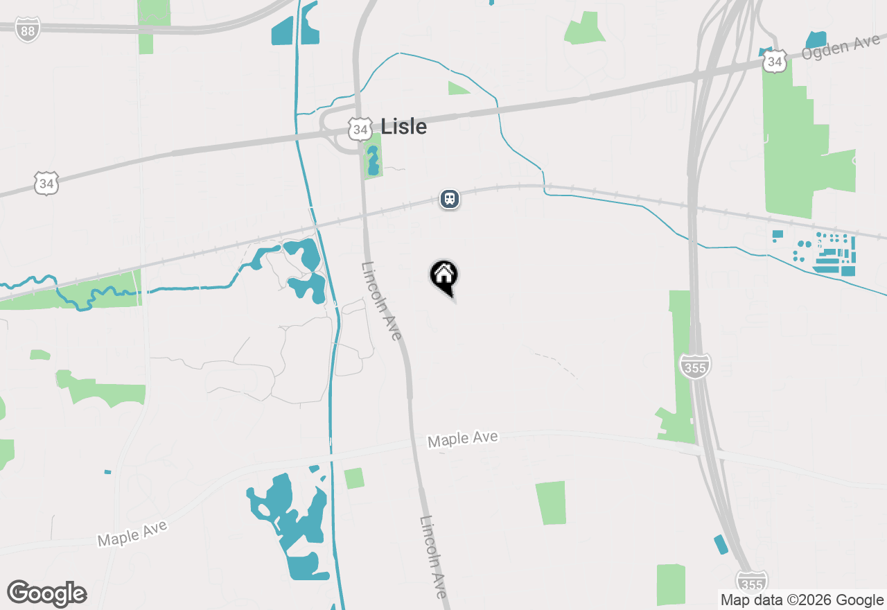 Map of 5106 Center Avenue, Lisle, IL 60532