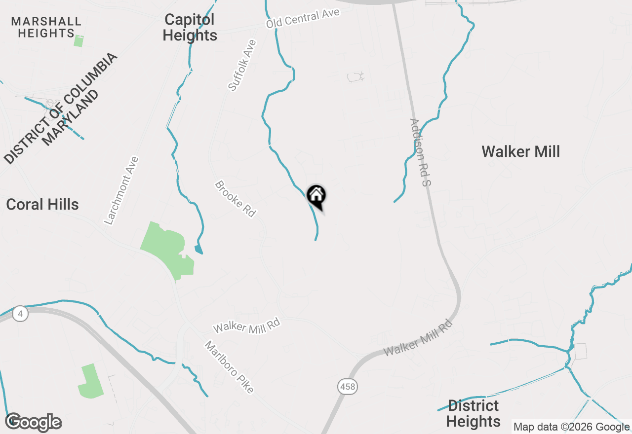 Map of 6021 Applegarth Place, Capitol Heights, MD 20743