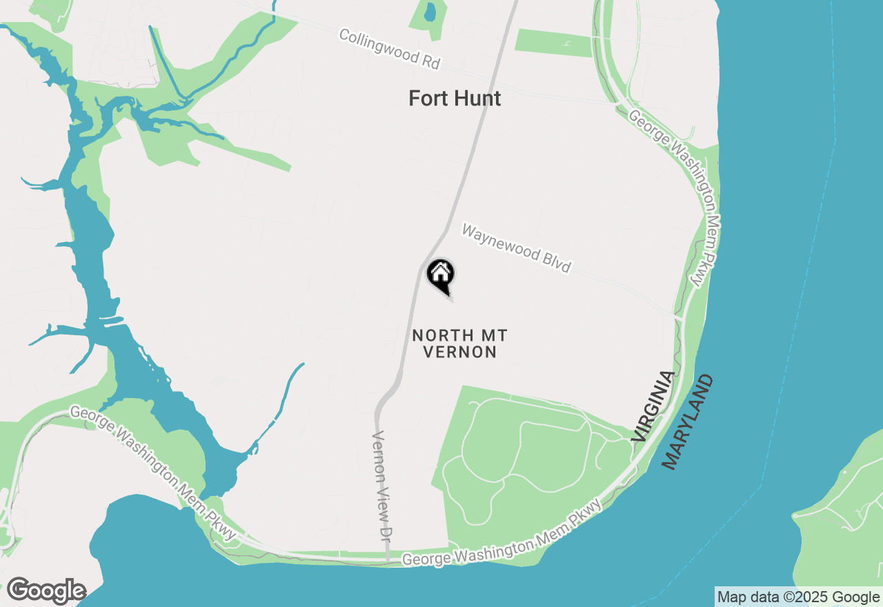 Map of 8632 Plymouth Road, Alexandria, VA 22308