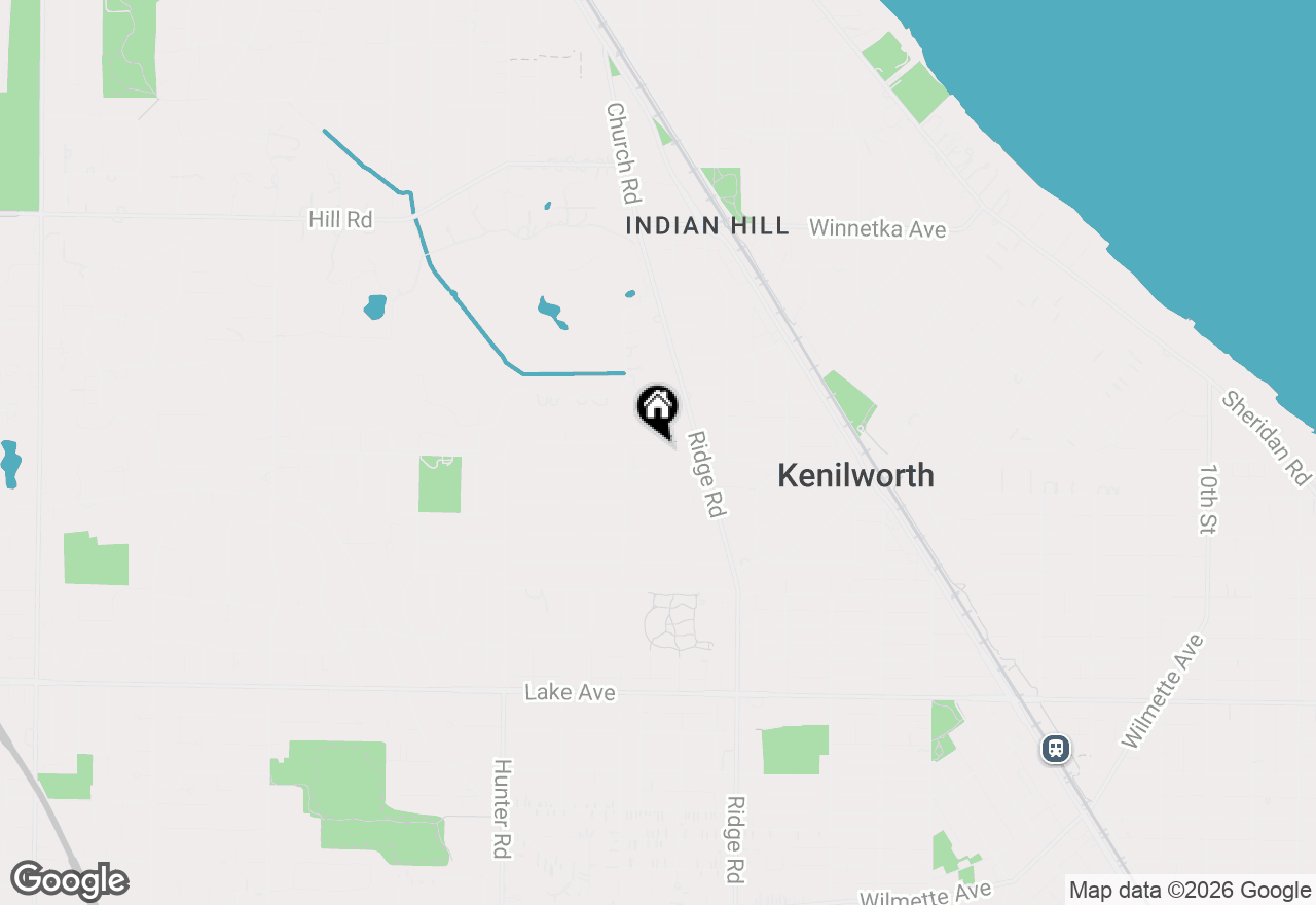 Map of 2019 Beechwood Avenue, Wilmette, IL 60091