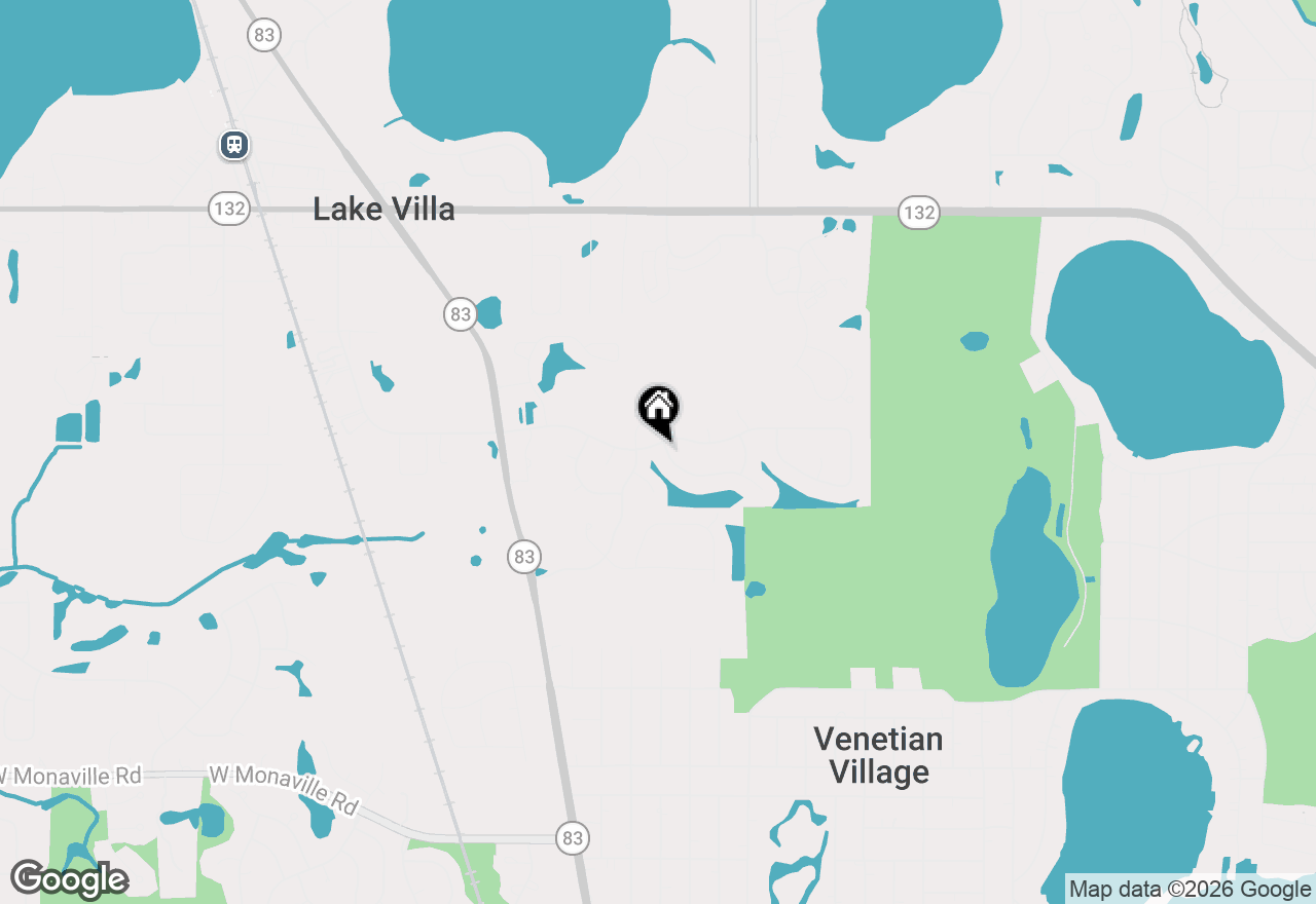 Map of 801 Eaton Lane, Lake Villa, IL 60046