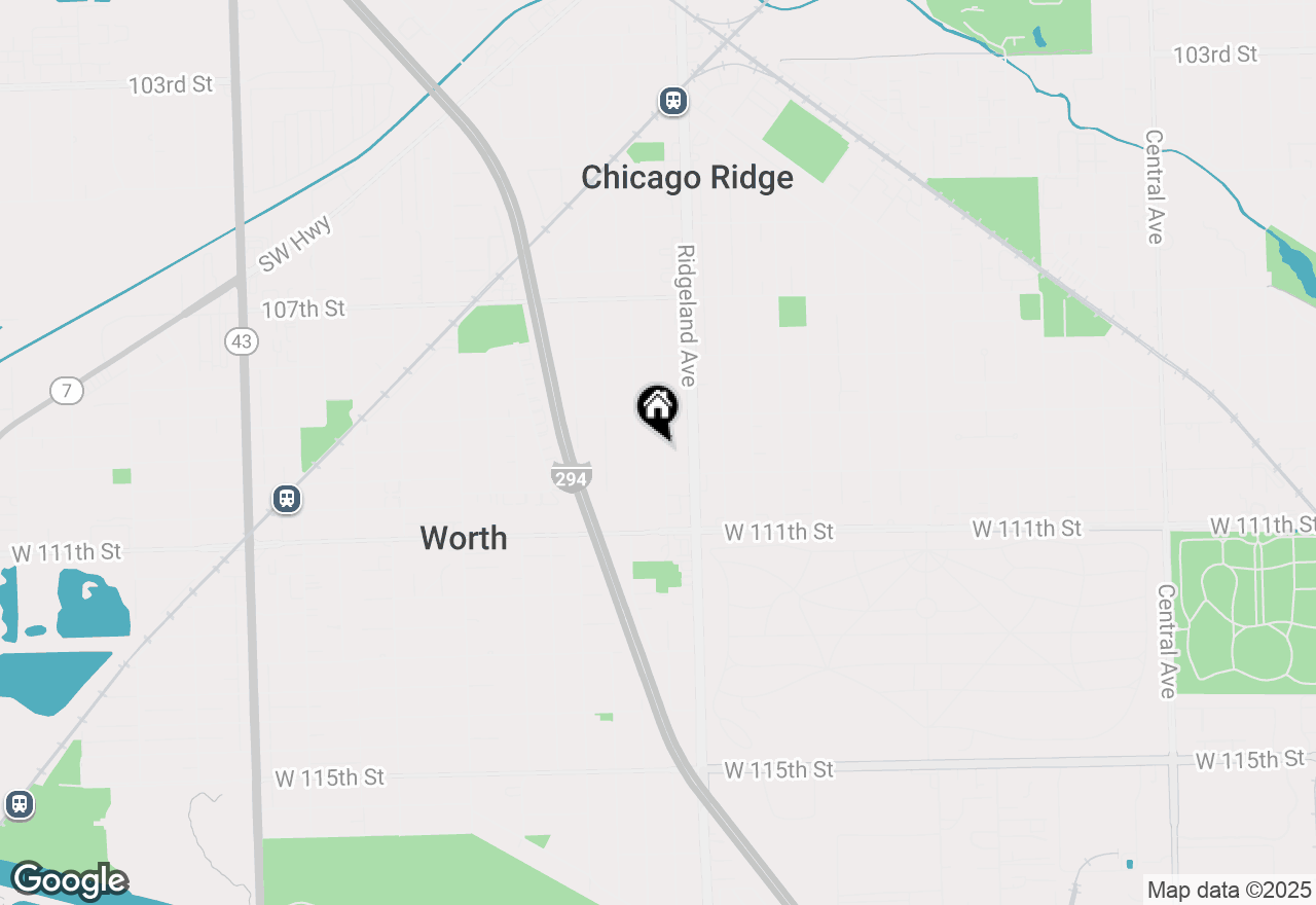 Map of 10932 S Nagle Avenue, Worth, IL 60482