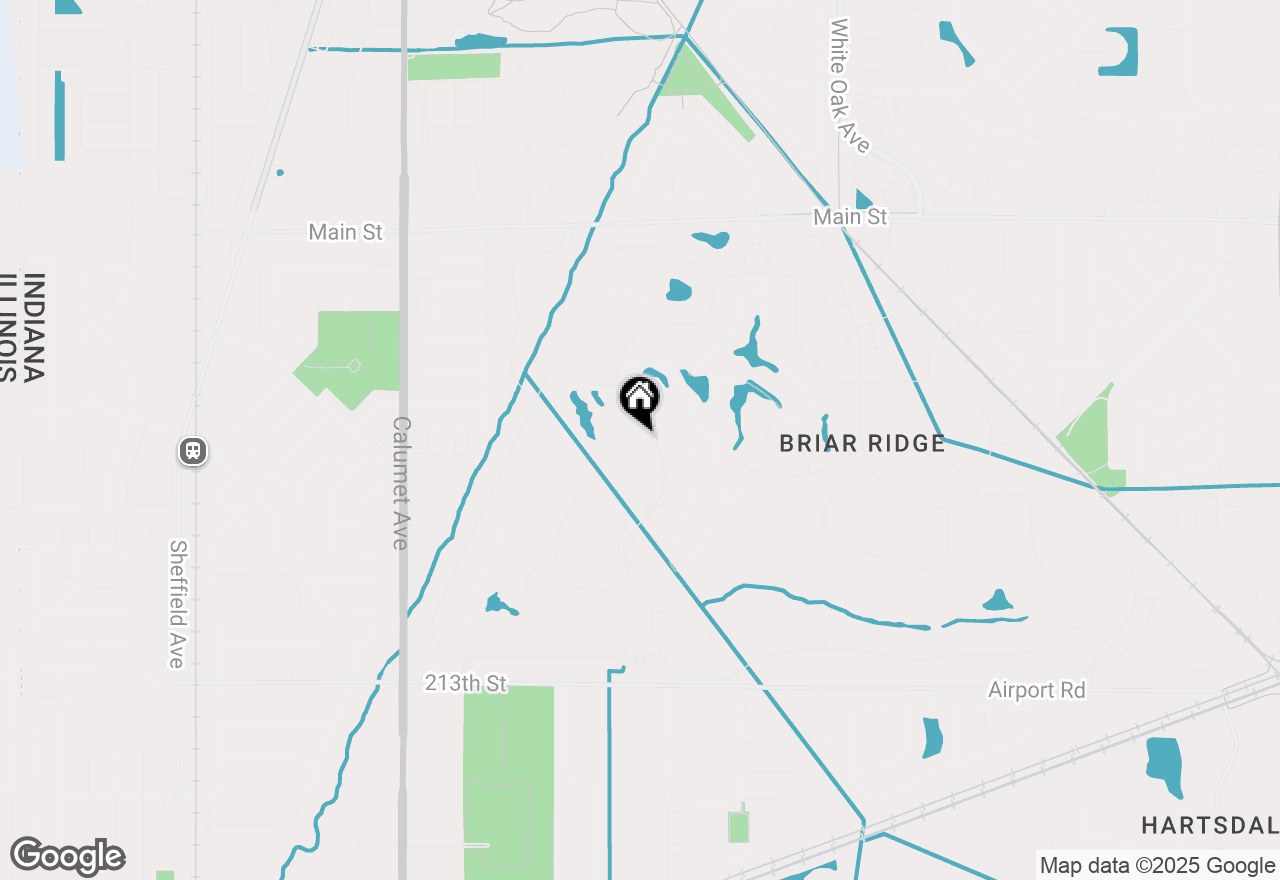 Map of 836 Killarney Drive, Dyer, IN 46311