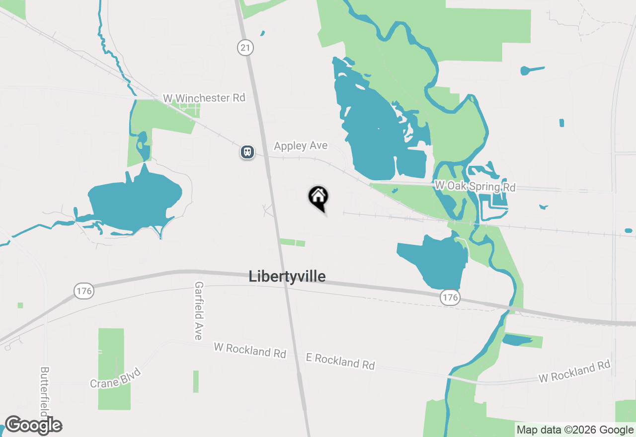 Map of 310 E Church Street #305, Libertyville, IL 60048