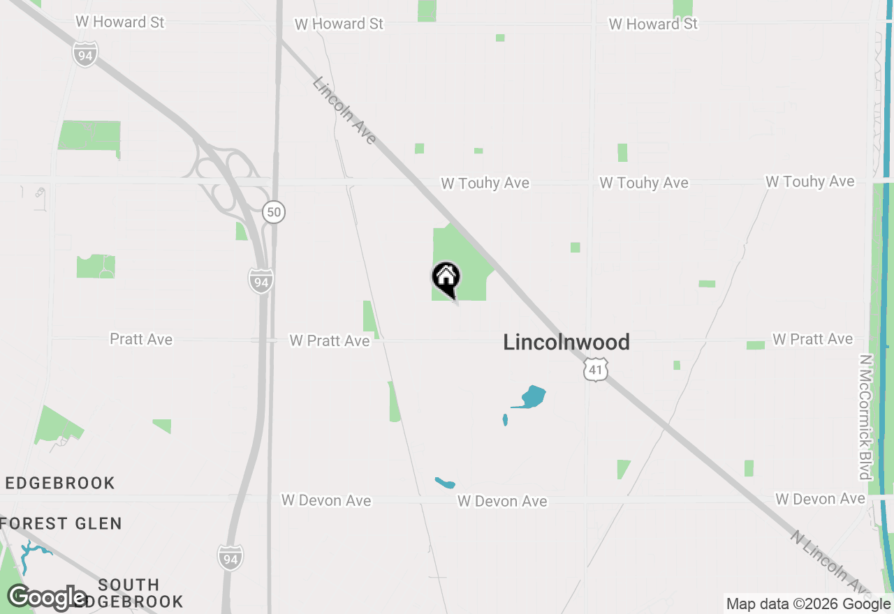 Map of 6850 N Lowell Avenue, Lincolnwood, IL 60712