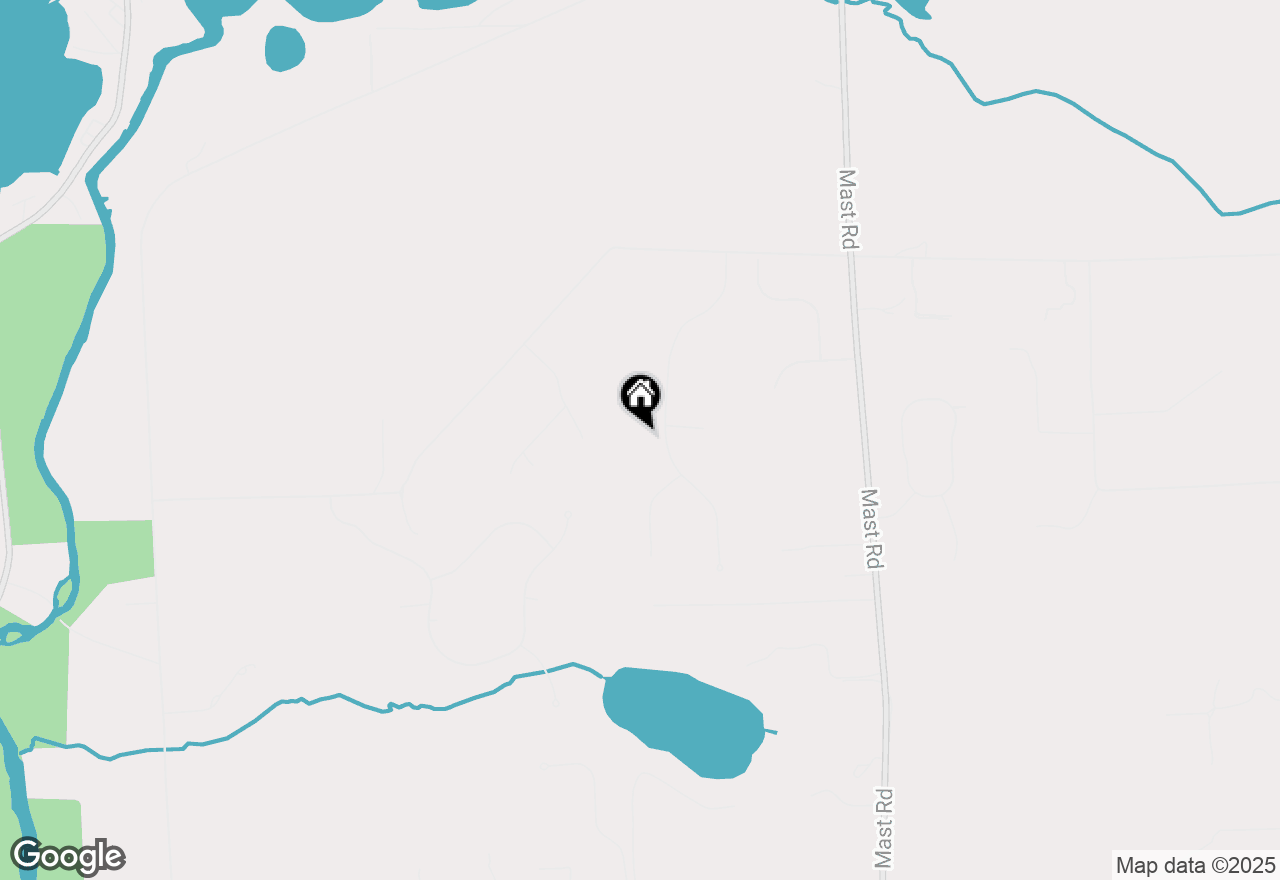 Map of 8585 Webster Hills Road, Dexter, MI 48130