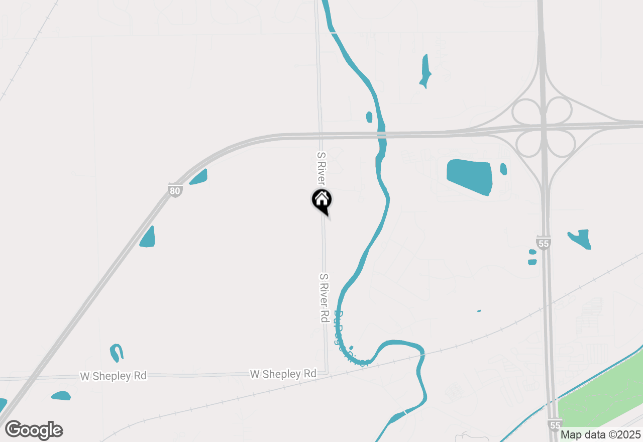 Map of 22020 S River Road, Shorewood, IL 60404