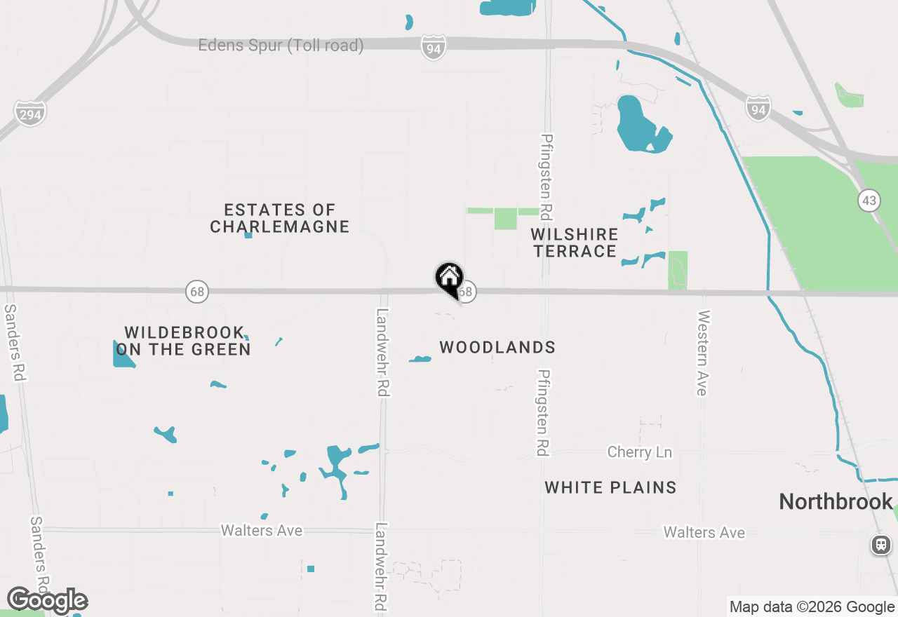 Map of 3050 Pheasant Creek Drive #406, Northbrook, IL 60062