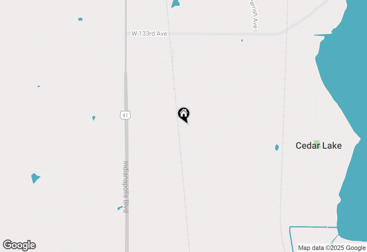 Map of 10503 Imperial Place, Cedar Lake, IN 46303