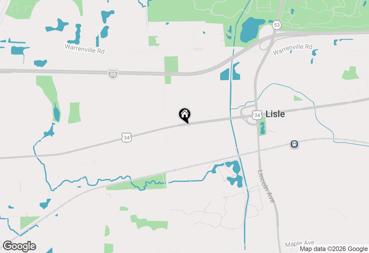 Map of 1811 Odgen Avenue, Lisle, IL 60532